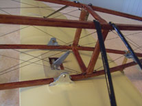 Blériot monoplane fuselage construction detail